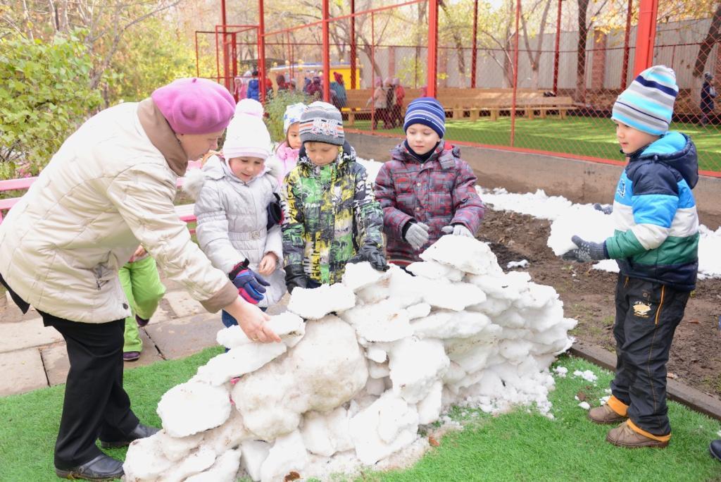 Участки детского сада