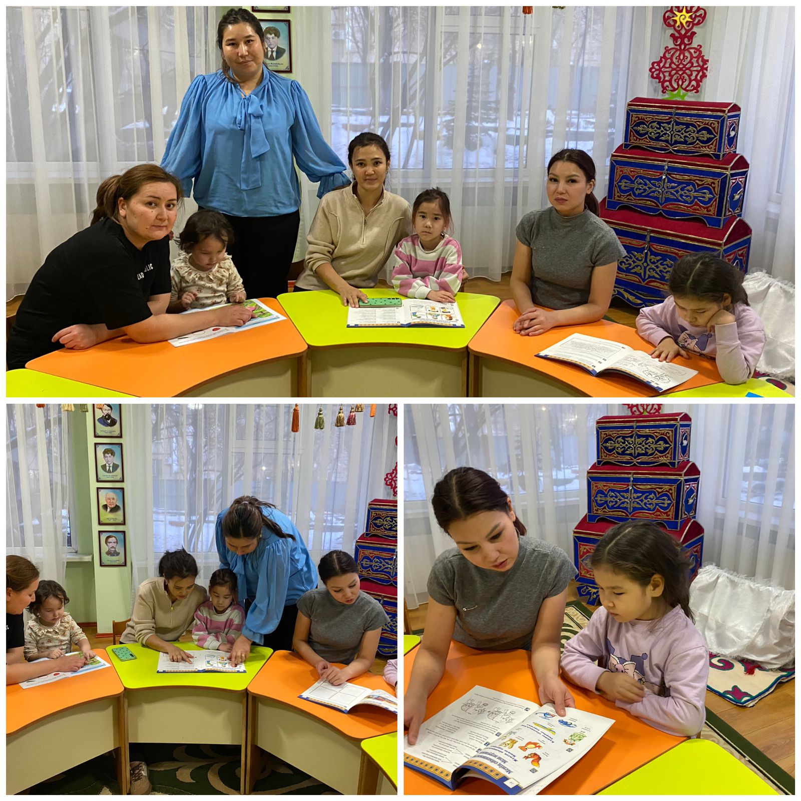 Консультациялық пункт жұмысы кестеге сәйкес жүргізіледі. Тәрбиеші қызмет көрсету барысында.